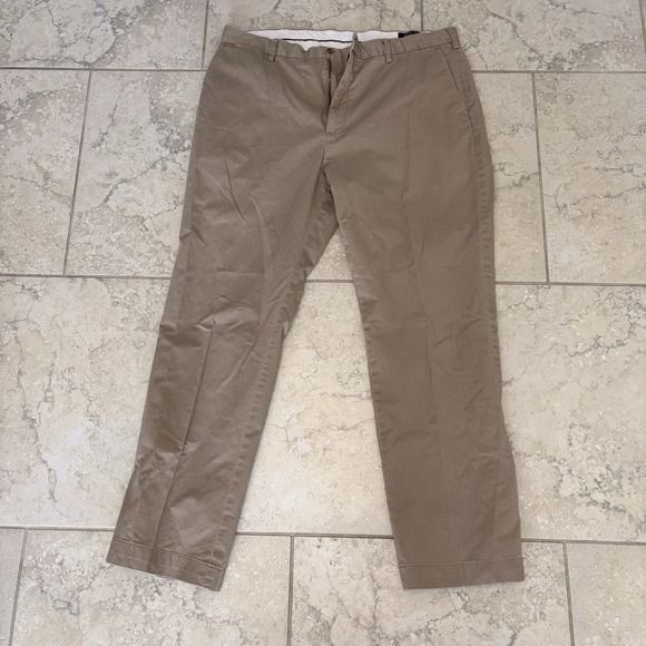 Polo Ralph Lauren Other - Polo Ralph Lauren Pants Mens 38x32 Khaki Beige Chino Stretch Classic Fit Cotton